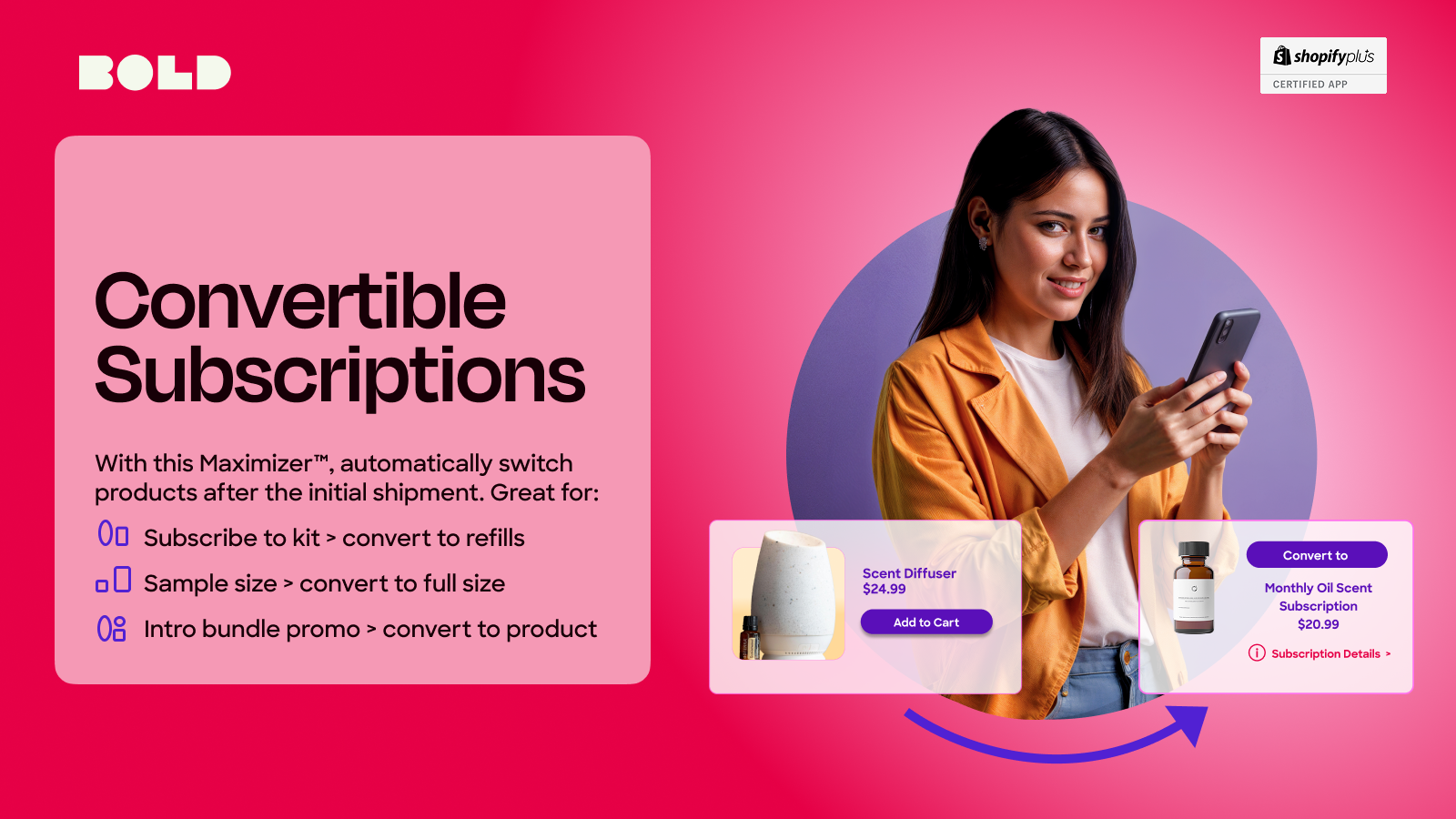Convertible Subscriptions - Start with starter kits then auto-convert to refills