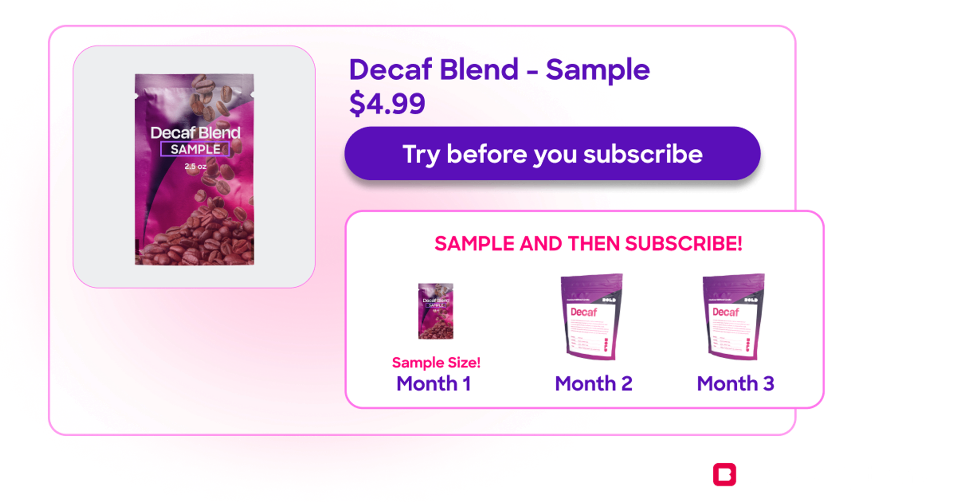 Sell more subscriptions with try before you buy